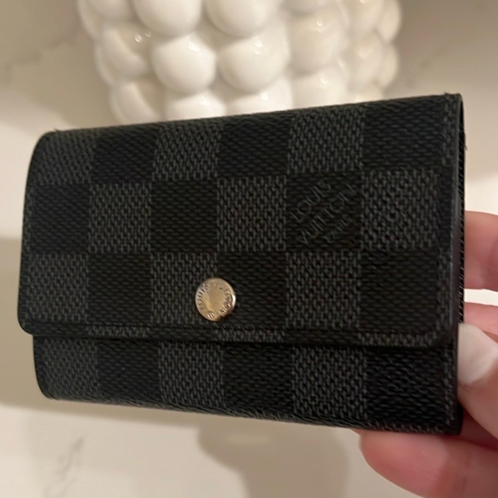 🖤LOUIS VUITTON Damier Graphite Multicles 6 Key Holder Key Case Unisex